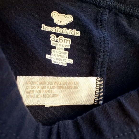 Koala kids baby  heart graphic sweatshirt and navy leggings - Picture 7 of 7